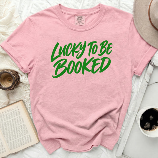 Lucky To Be Booked Tee