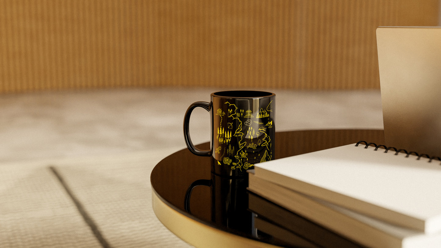Black ACOTAR Map Mug