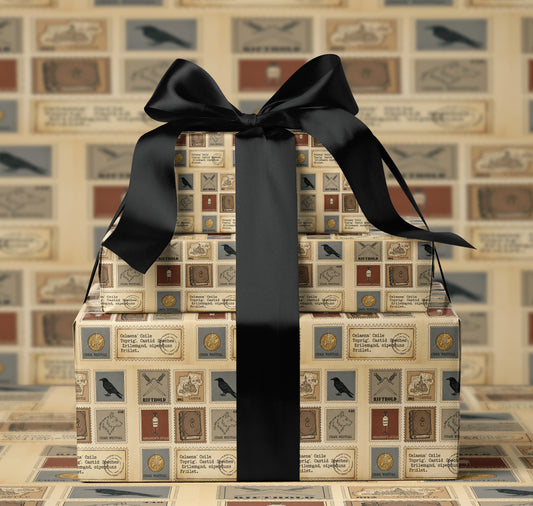 Throne of Glass Assassin’s Guild Wrapping Paper - MagicMerchEmporium