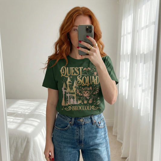 Quest Squad Cat Tee