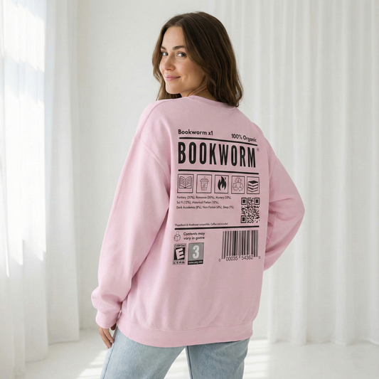Bookworm Barcode Sweatshirt