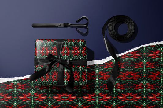Baroque Christmas Wrapping Paper