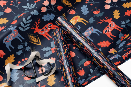 Reindeer Christmas Gift Wrap