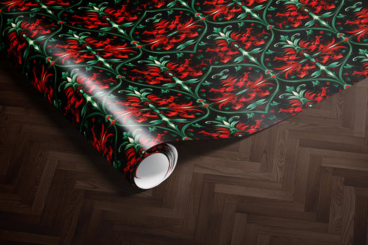 Baroque Christmas Wrapping Paper