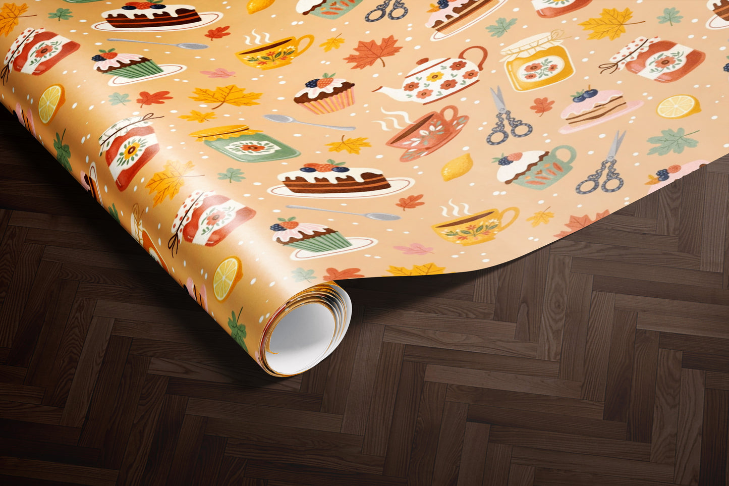 Holiday Dessert Wrapping Paper