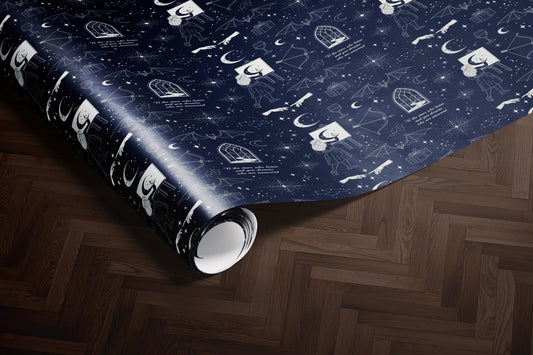 ACOTAR Velaris Stars Wrapping Paper - MagicMerchEmporium