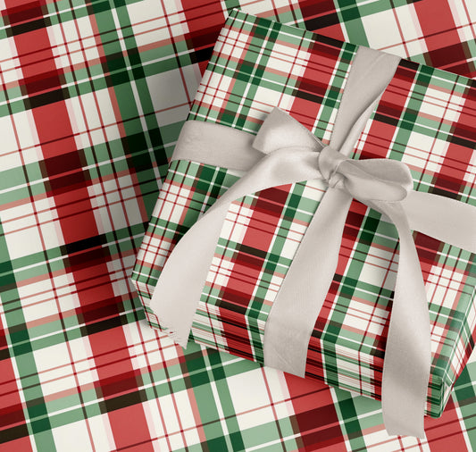 Rustic Tartan Wrapping Paper