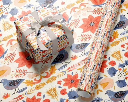 Scandinavian Holiday Wrapping Paper