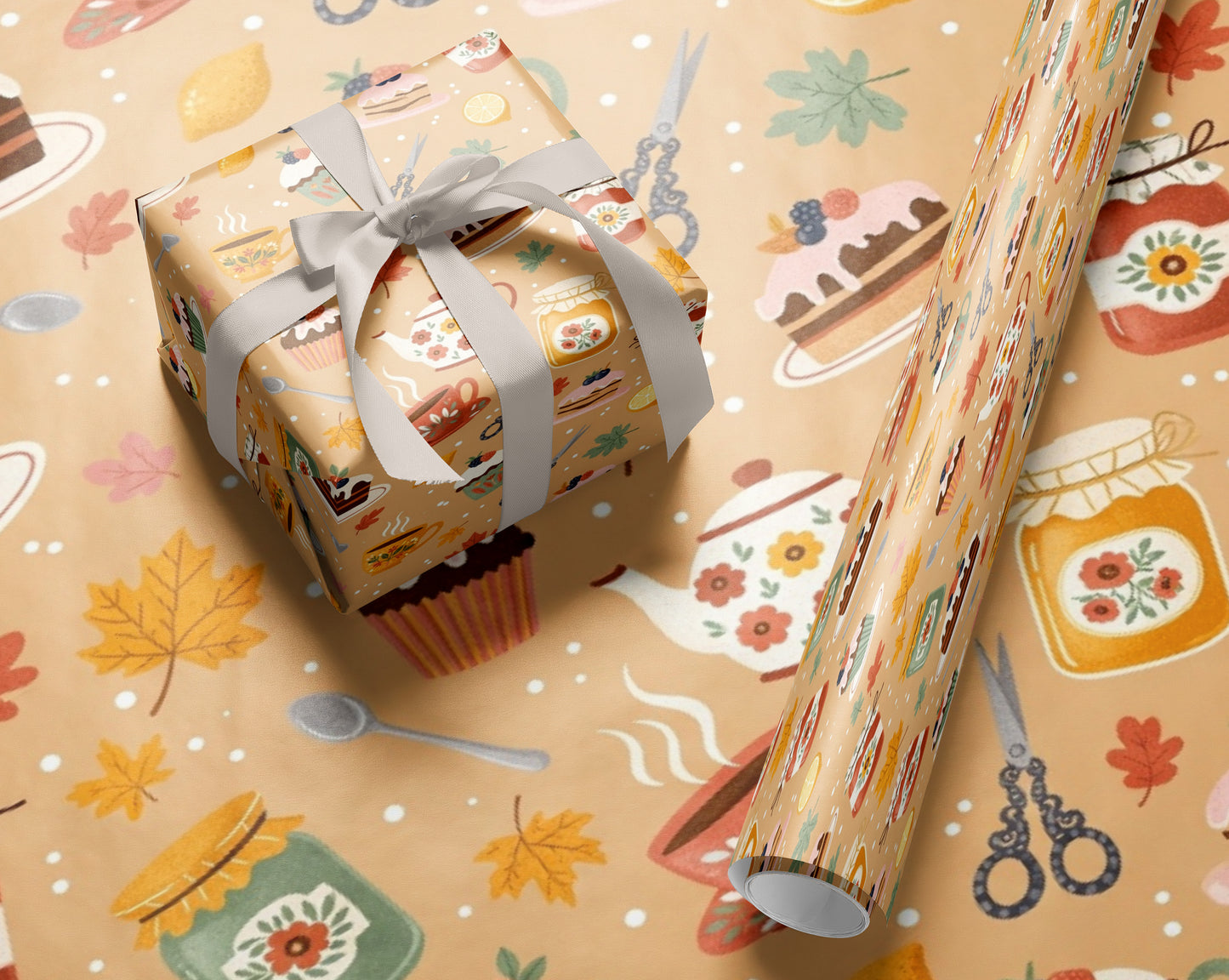 Holiday Dessert Wrapping Paper