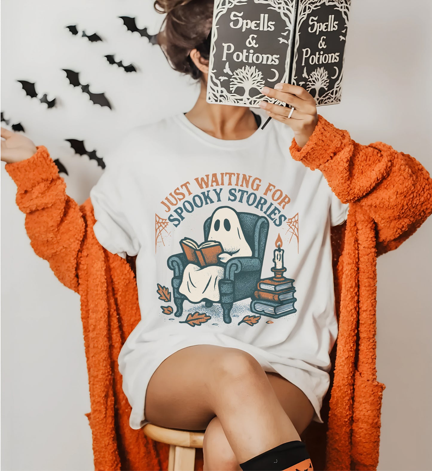 Spooky Stories Ghost Tee