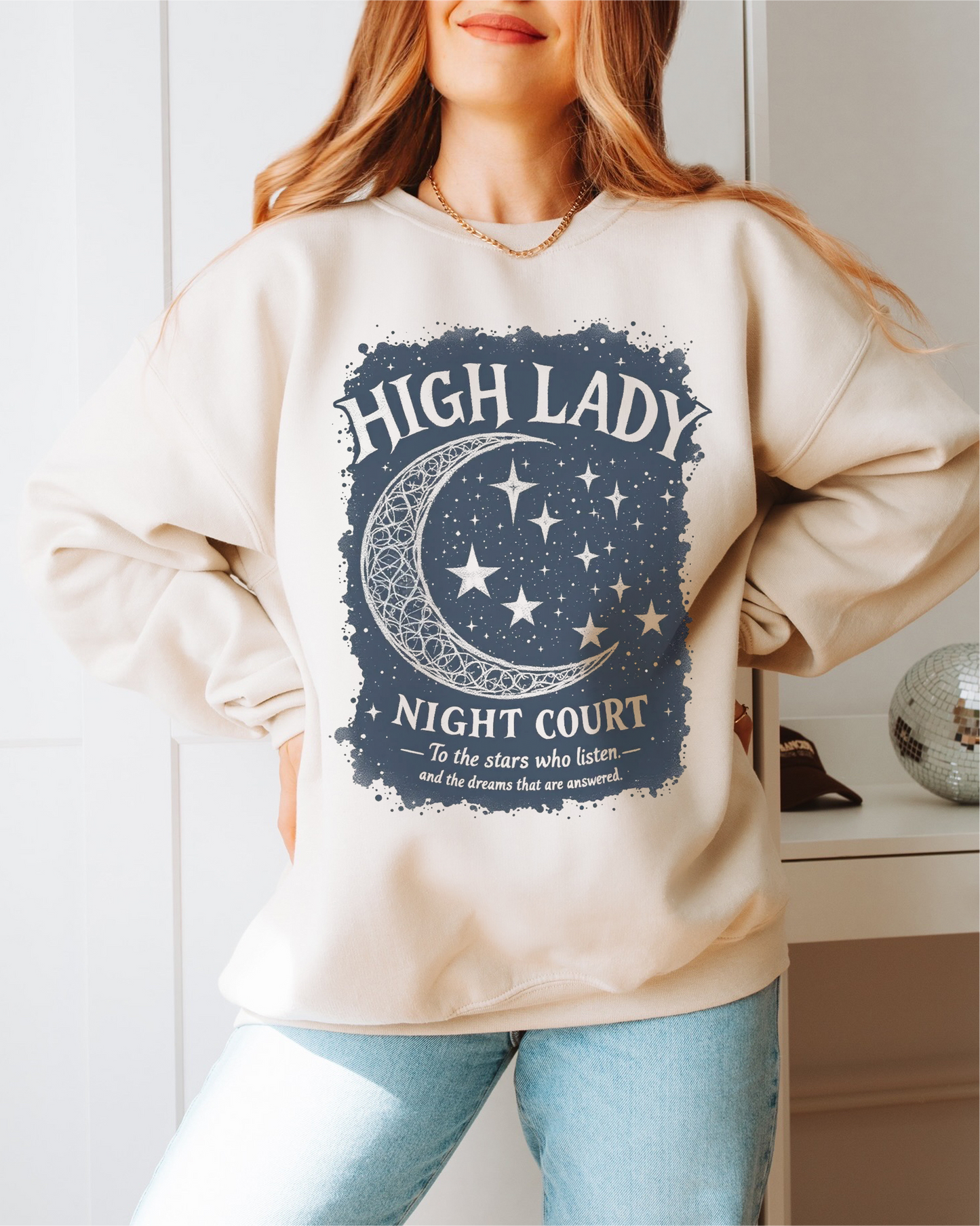 High Lady Crescent Moon Sweatshirt