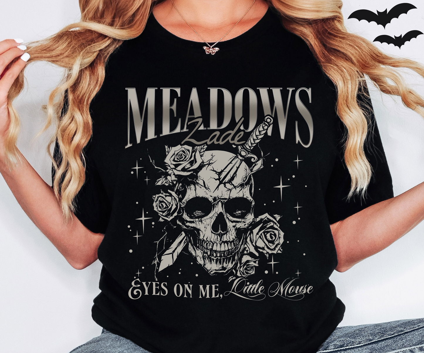 Zade Meadows Skull & Roses Tee