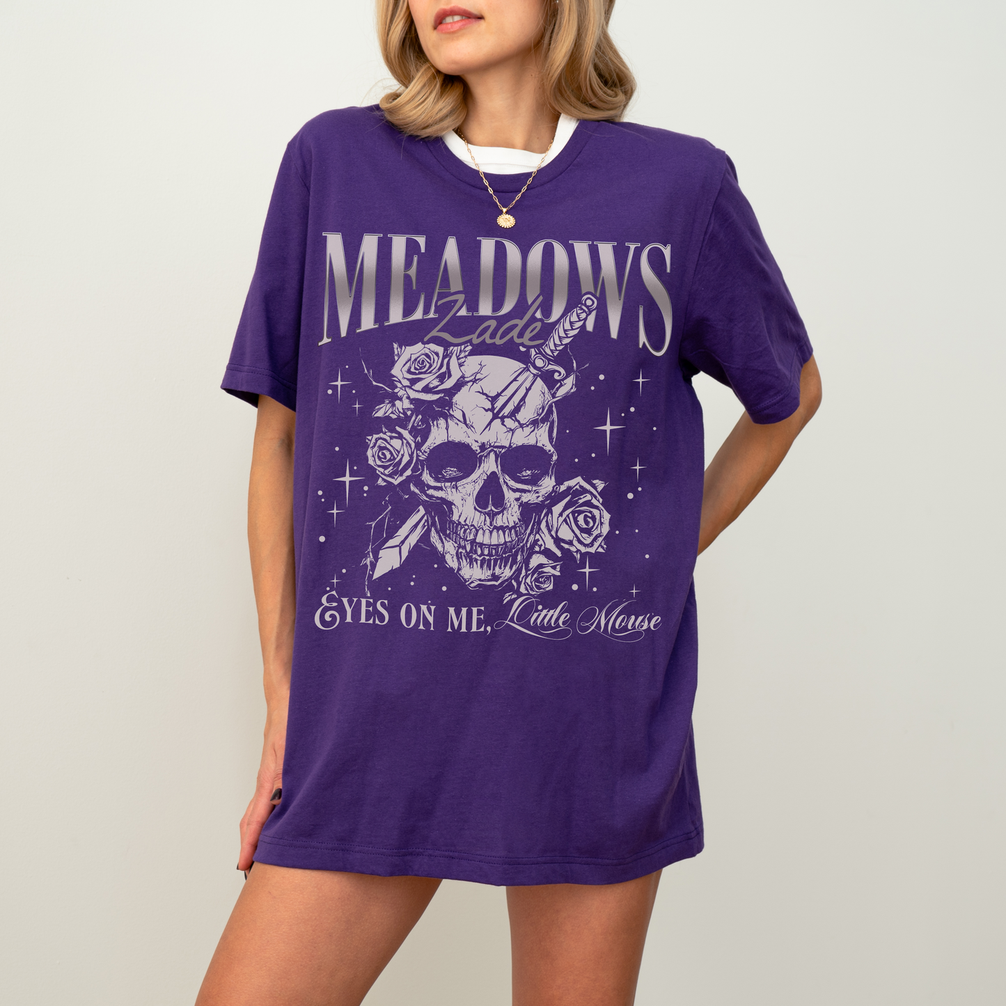 Zade Meadows Skull & Roses Tee