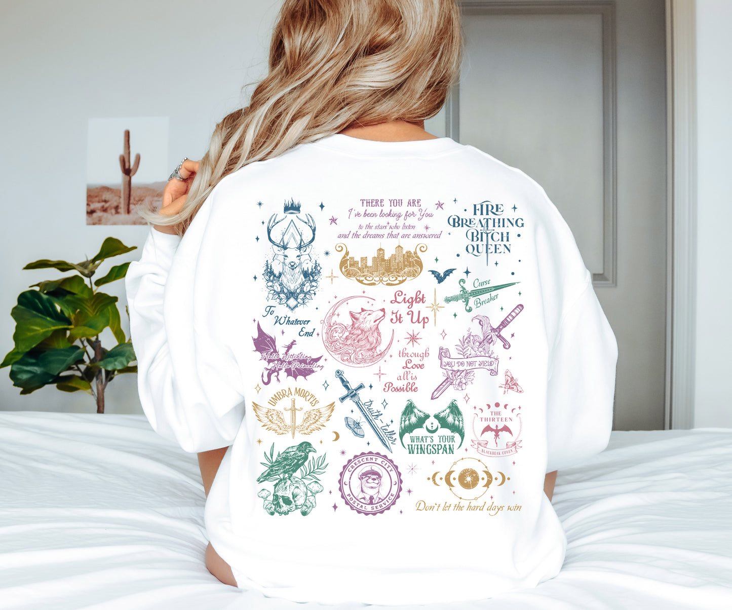 π Sarah J. Maas Universe Sweatshirt - Velaris, Terrasen, and Lunathion Edition π