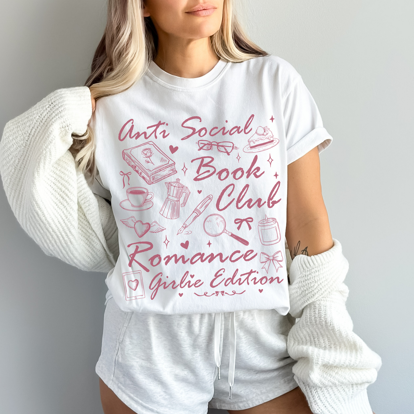 Anti-Social Book Club Tee