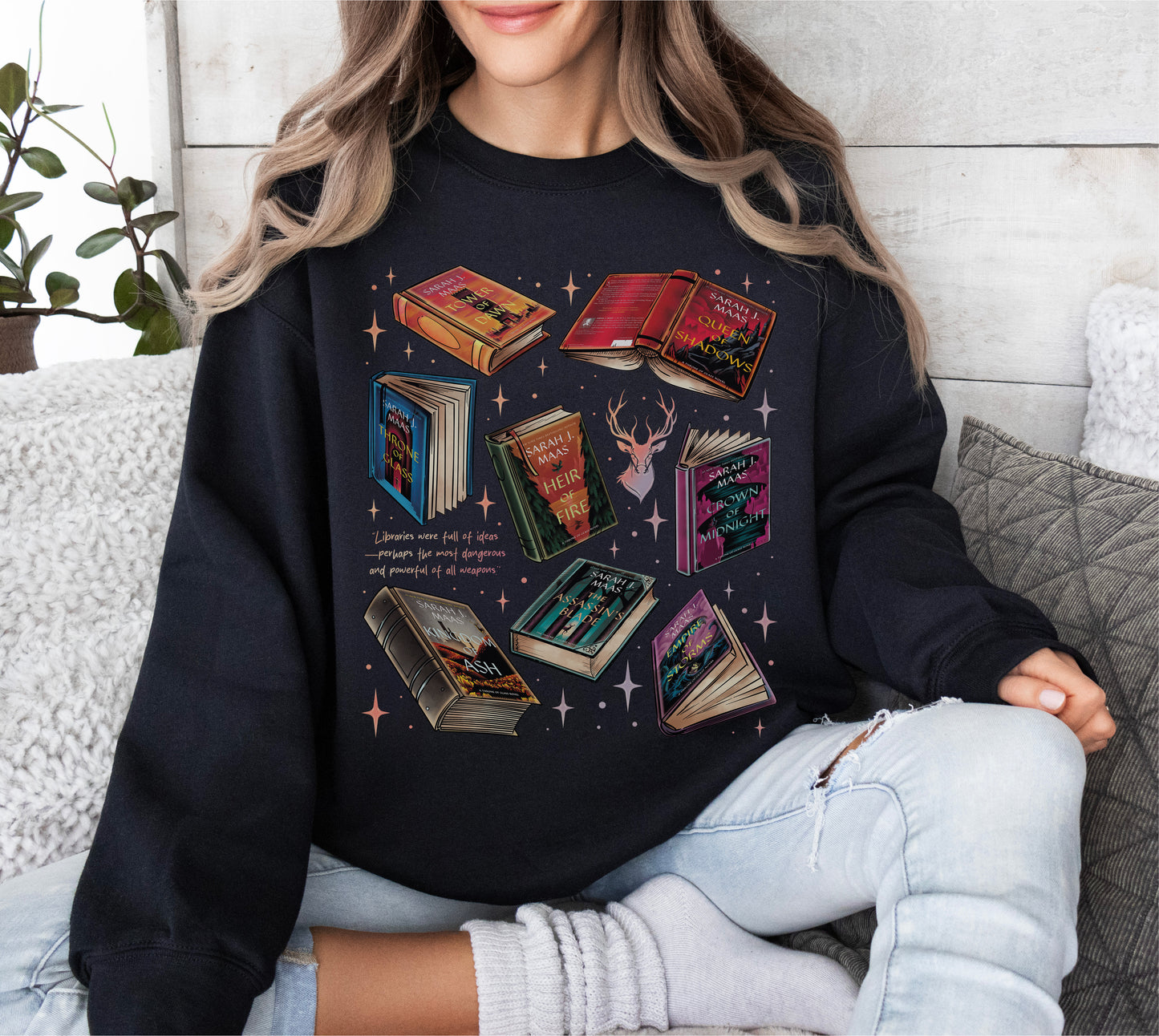 Sarah J. Maas Book Series Sweatshirt