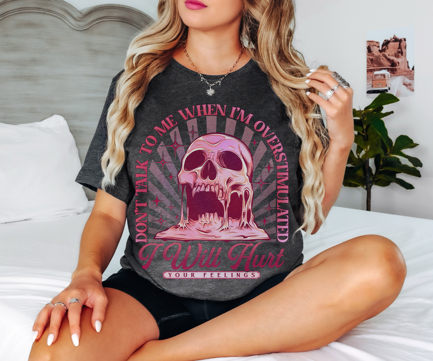Overstimulated & Unbothered Tee