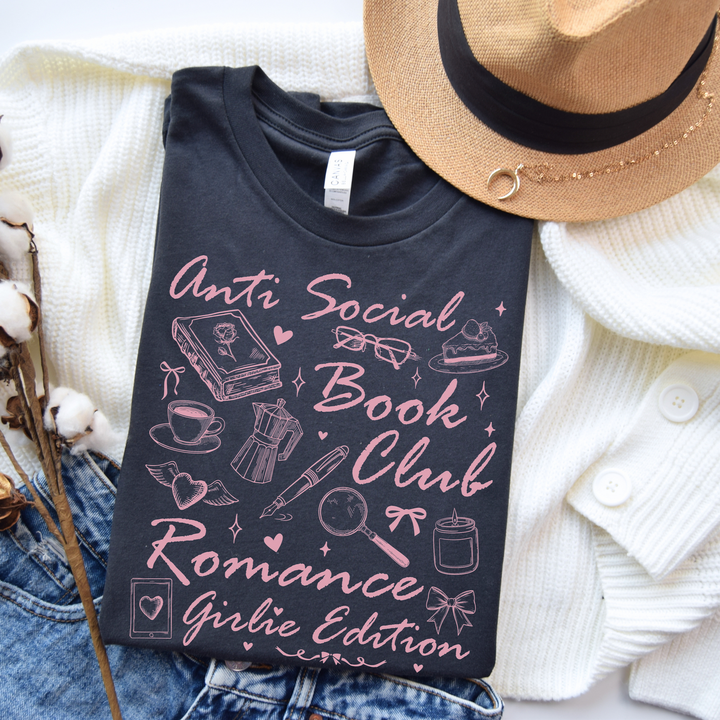 Anti-Social Book Club Tee