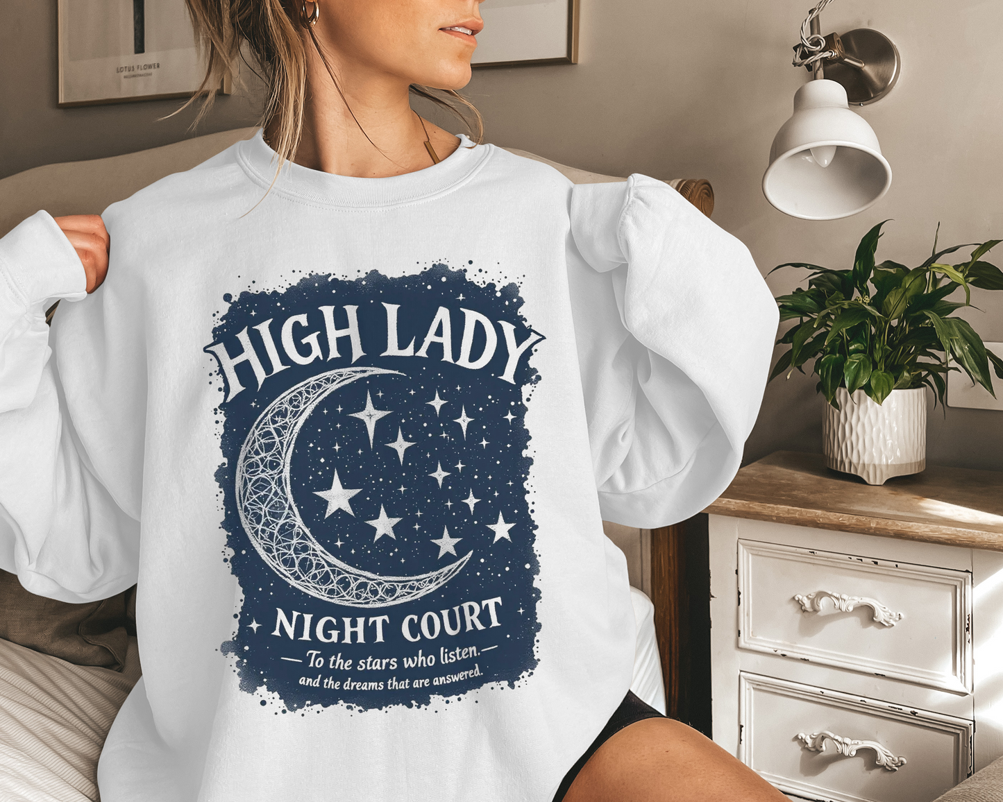 High Lady Crescent Moon Sweatshirt