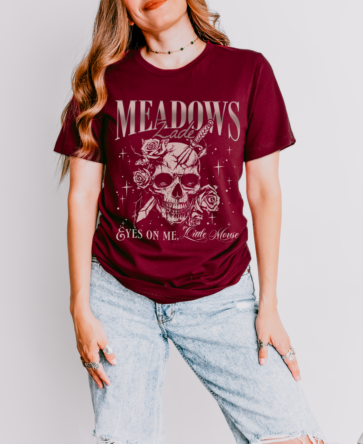 Zade Meadows Skull & Roses Tee