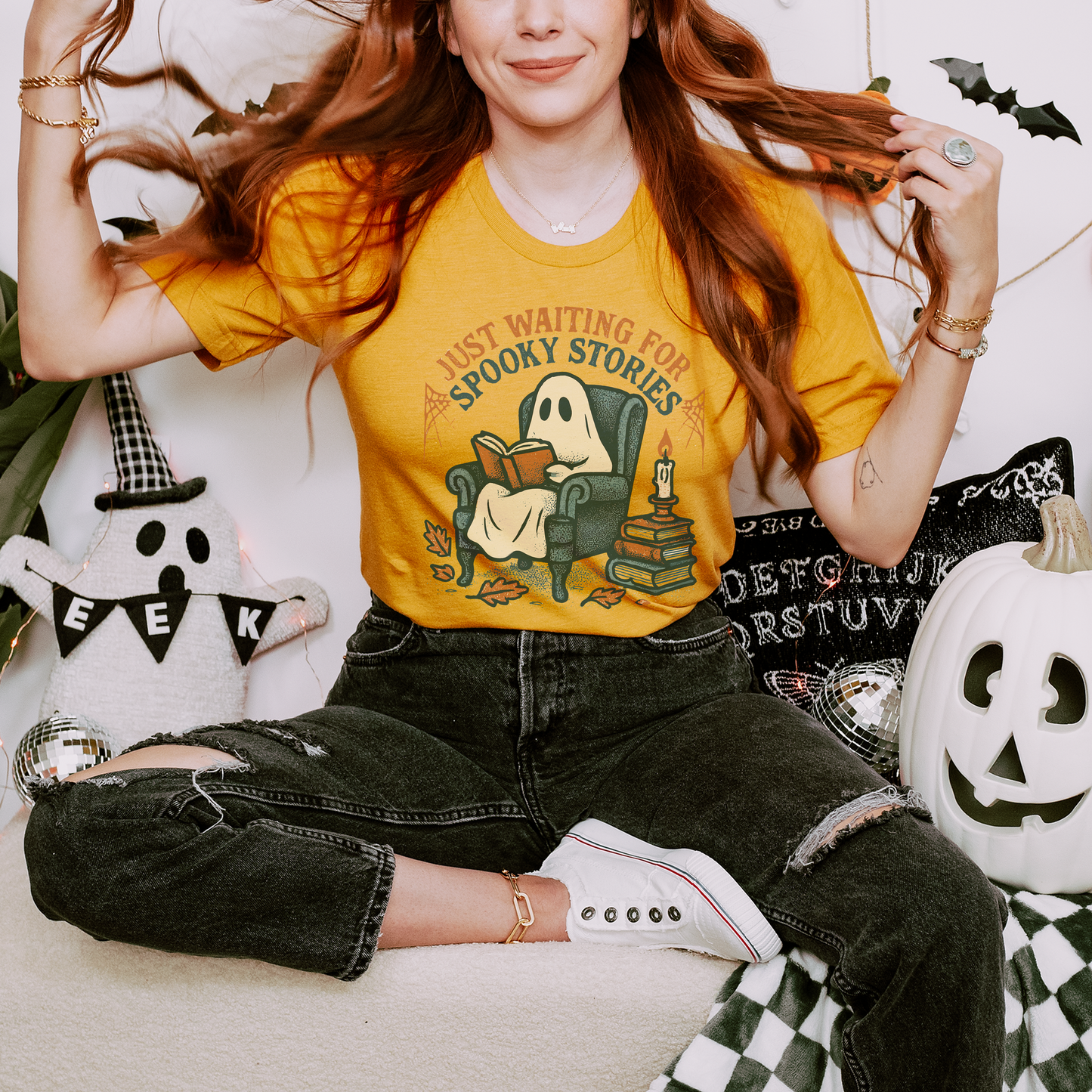 Spooky Stories Ghost Tee