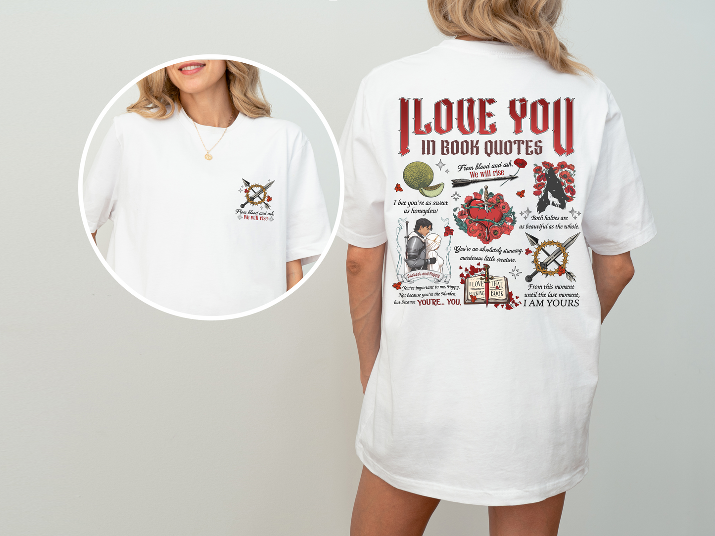 Casteel & Poppy Love Quote Tee