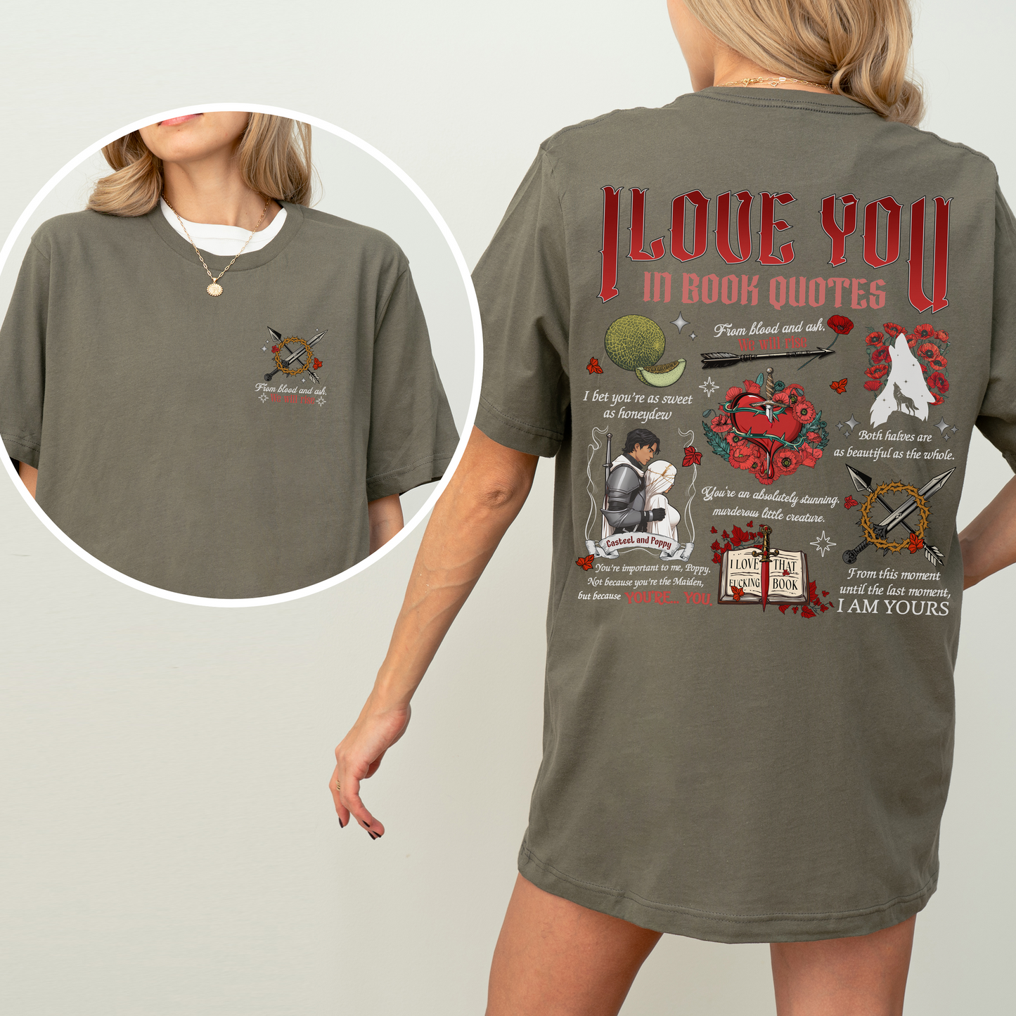 Casteel & Poppy Love Quote Tee