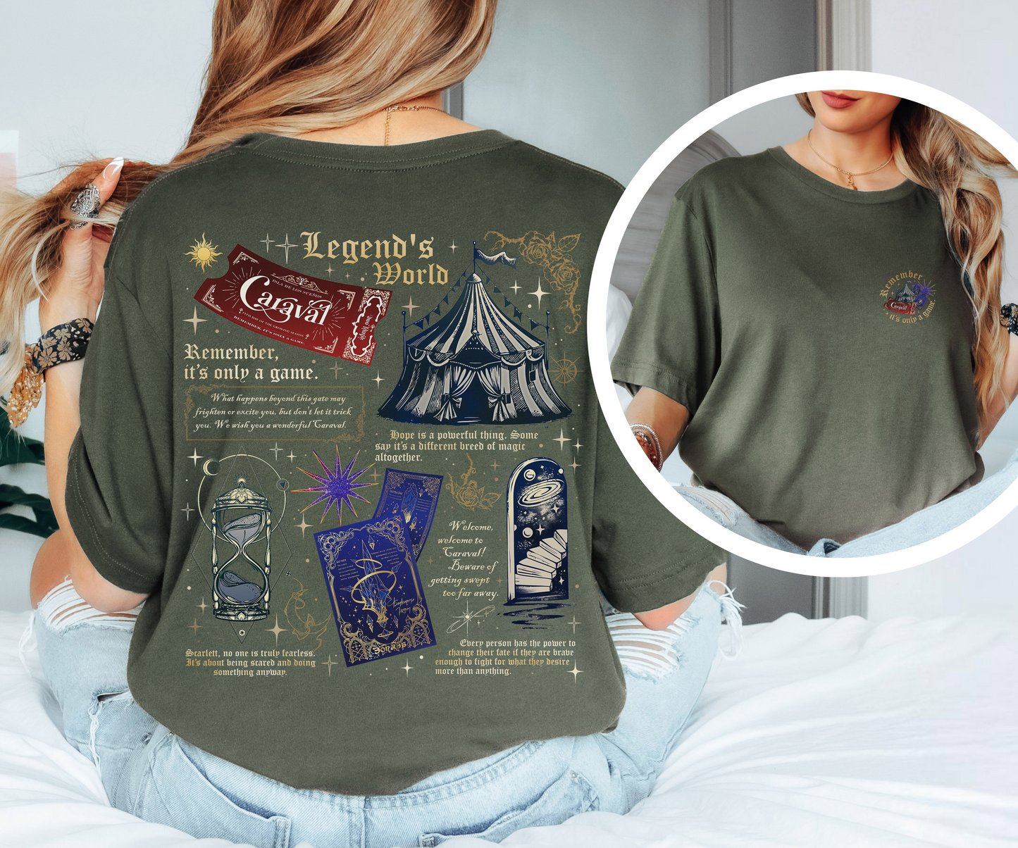 Caraval Legend’s World Tee