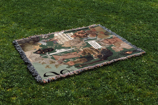 You Do Not Yield Woven Throw Blanket - MagicMerchEmporium