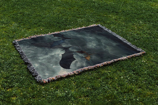 Fourth Wing Woven Throw Blanket - MagicMerchEmporium