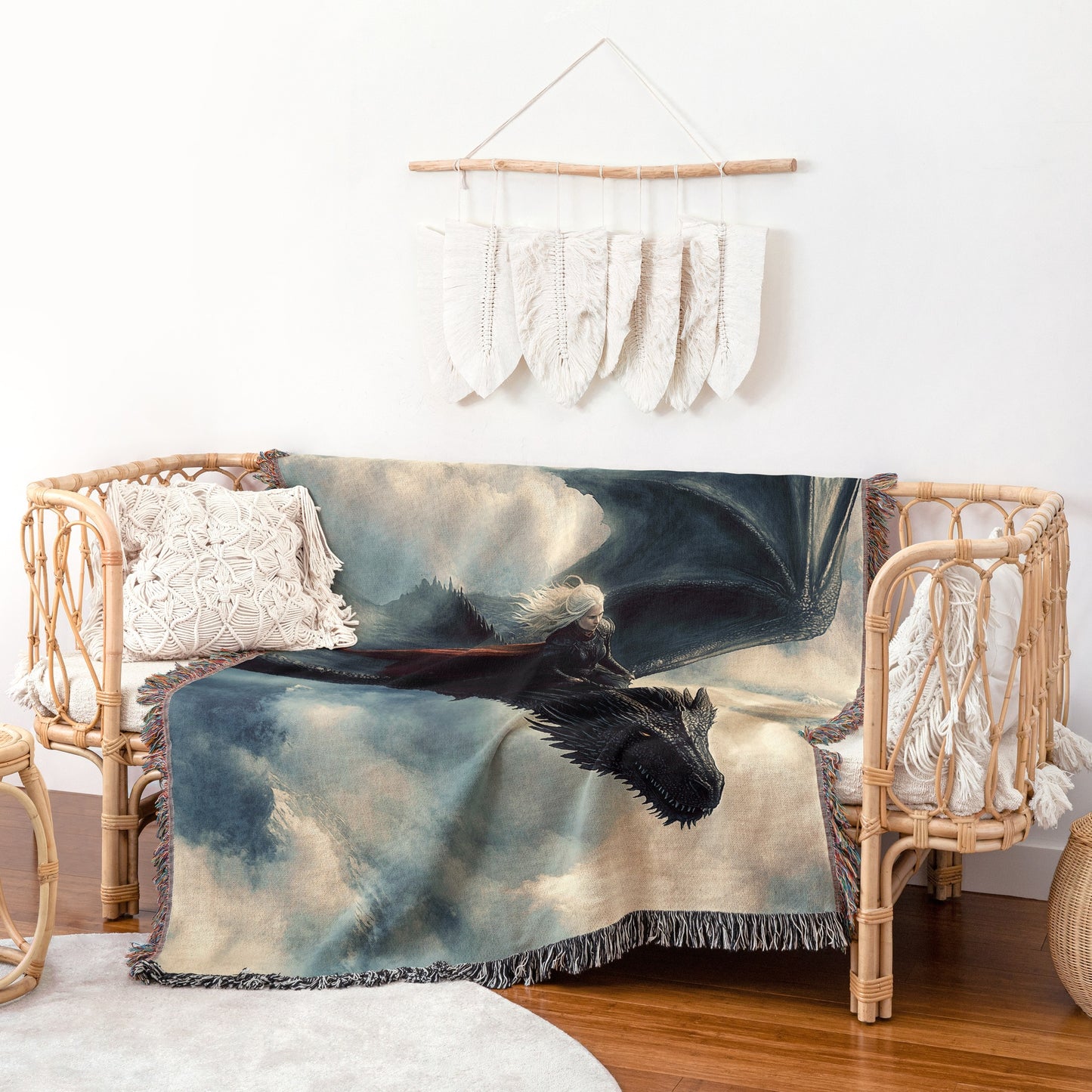 Manon Blackbeak Woven Throw Blanket