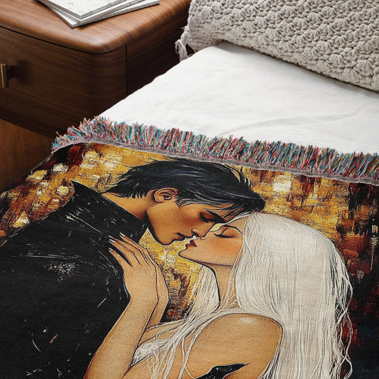 Dorian & Manon Woven Throw Blanket