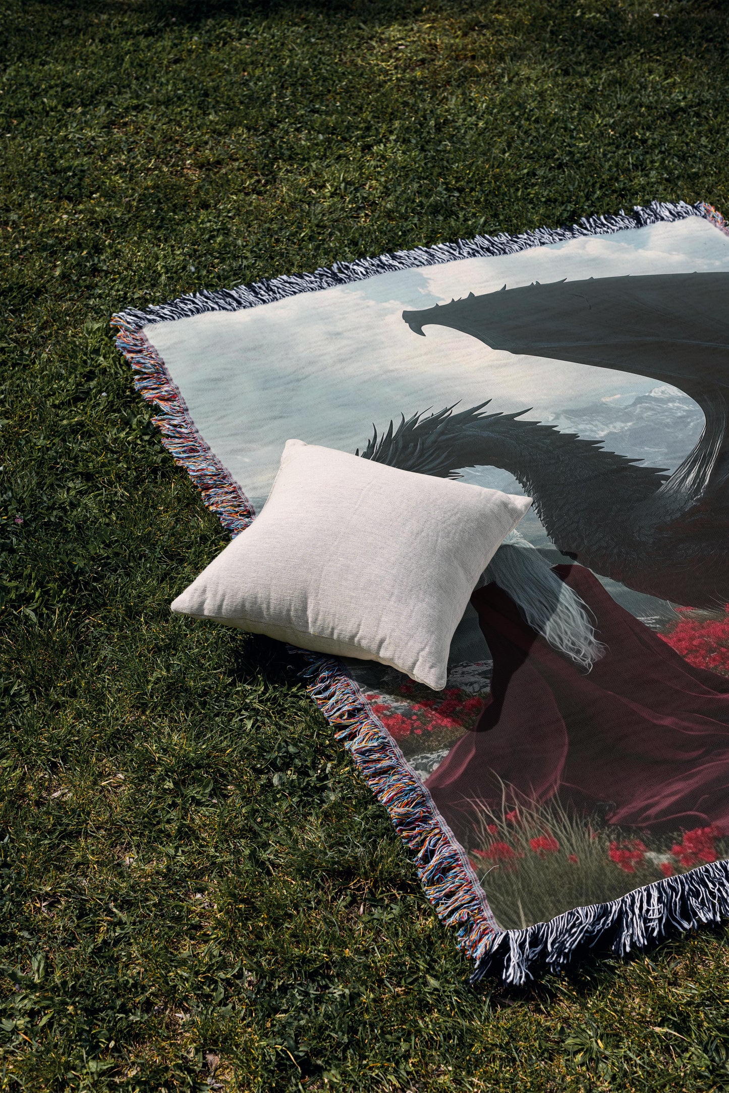 🐉 Abraxos Woven Tapestry Blanket