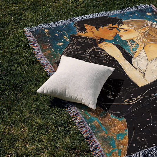 Velaris Night Court Woven Throw Blanket