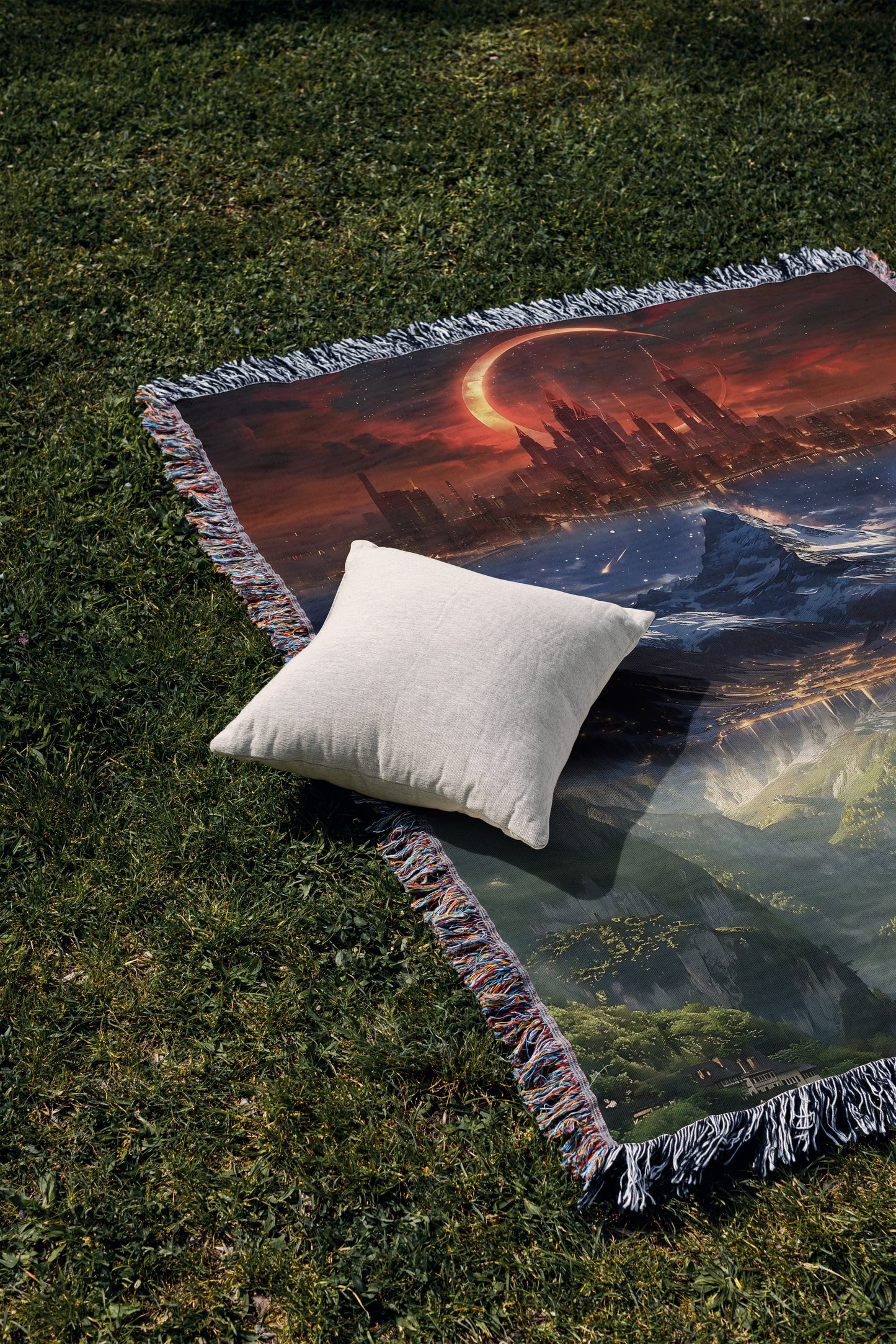 ACOTAR Realms Woven Throw Blanket