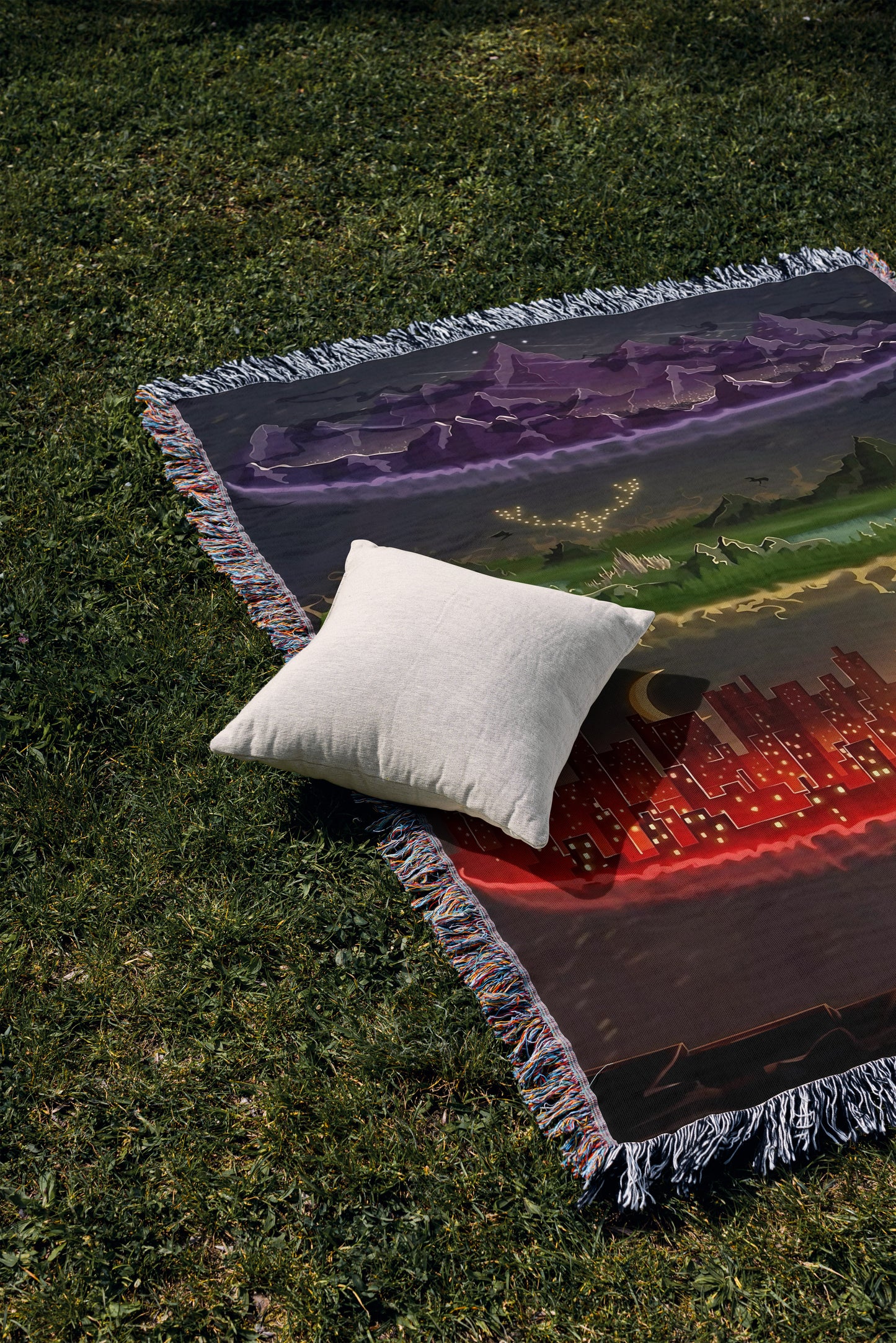 SJM Universe Woven Throw Blanket