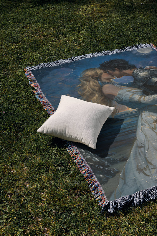 Medieval Romance Woven Blanket