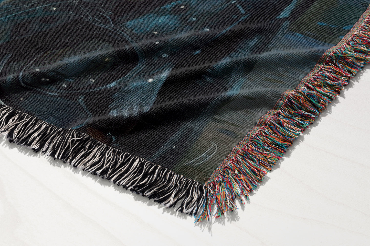 Enchanted Knight & Lady Woven Throw Blanket