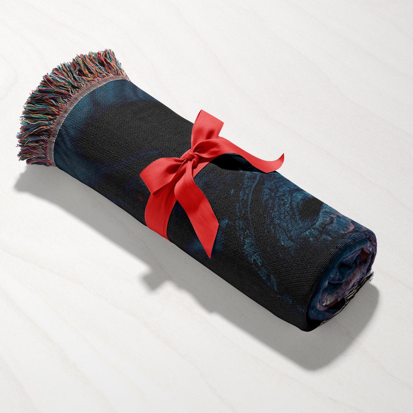 ππ₯ Fourth Wing Inspired Woven Throw Blanket - Dragon & Rider Fusion ππ
