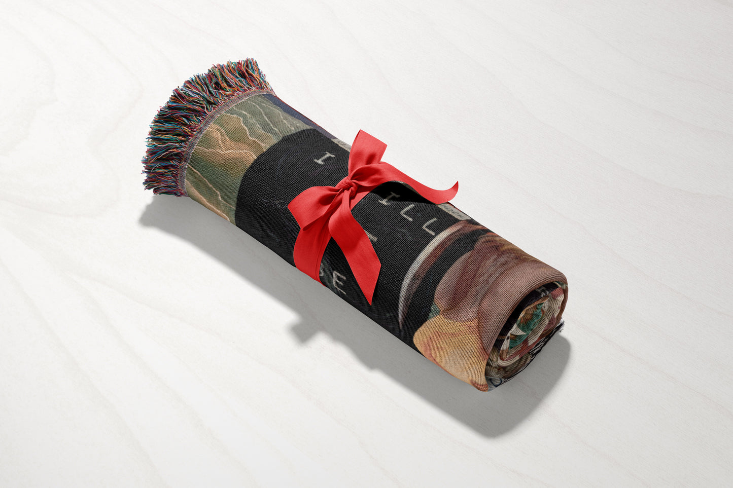 "Fire Breathing Queen" Woven Throw Blanket