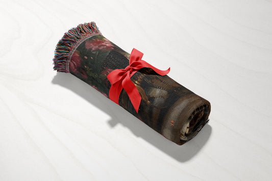 Castlecore Romance Woven Throw Blanke - MagicMerchEmporium