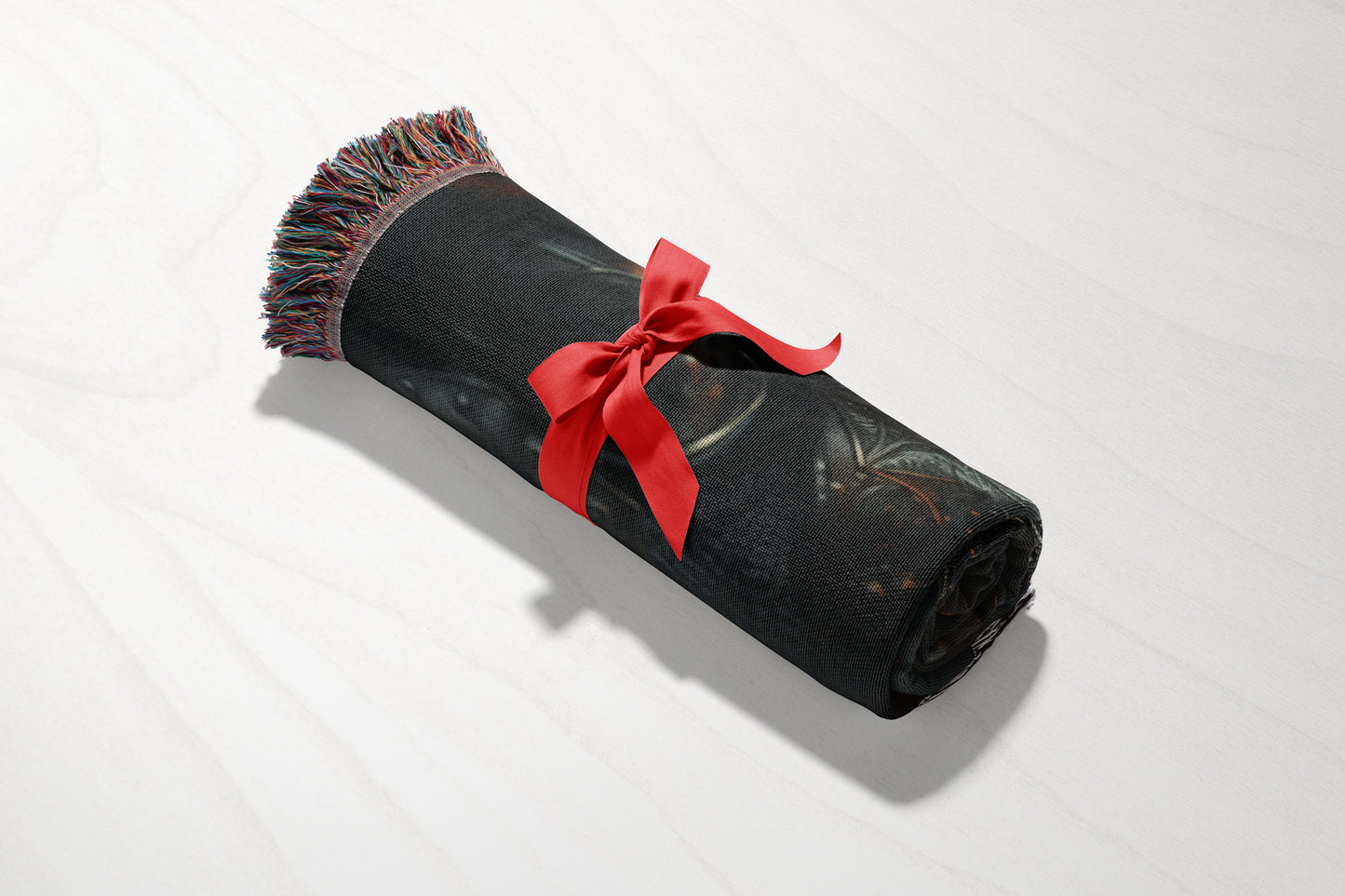 Dark Academia & DnD Woven Throw Blanket