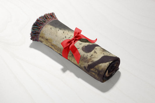 Rider Knight Woven Throw Blanket - MagicMerchEmporium