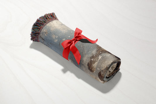 Bold Castlecore Woven Throw Blanket - MagicMerchEmporium