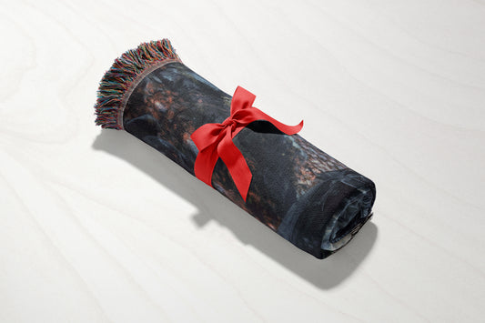 Manon Blackbeak & Abraxos Woven Throw Blanket - MagicMerchEmporium