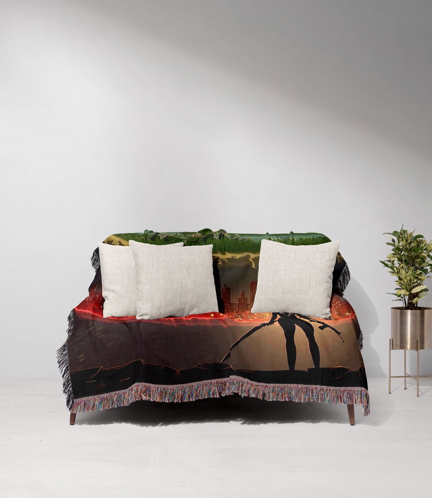 SJM Universe Woven Throw Blanket