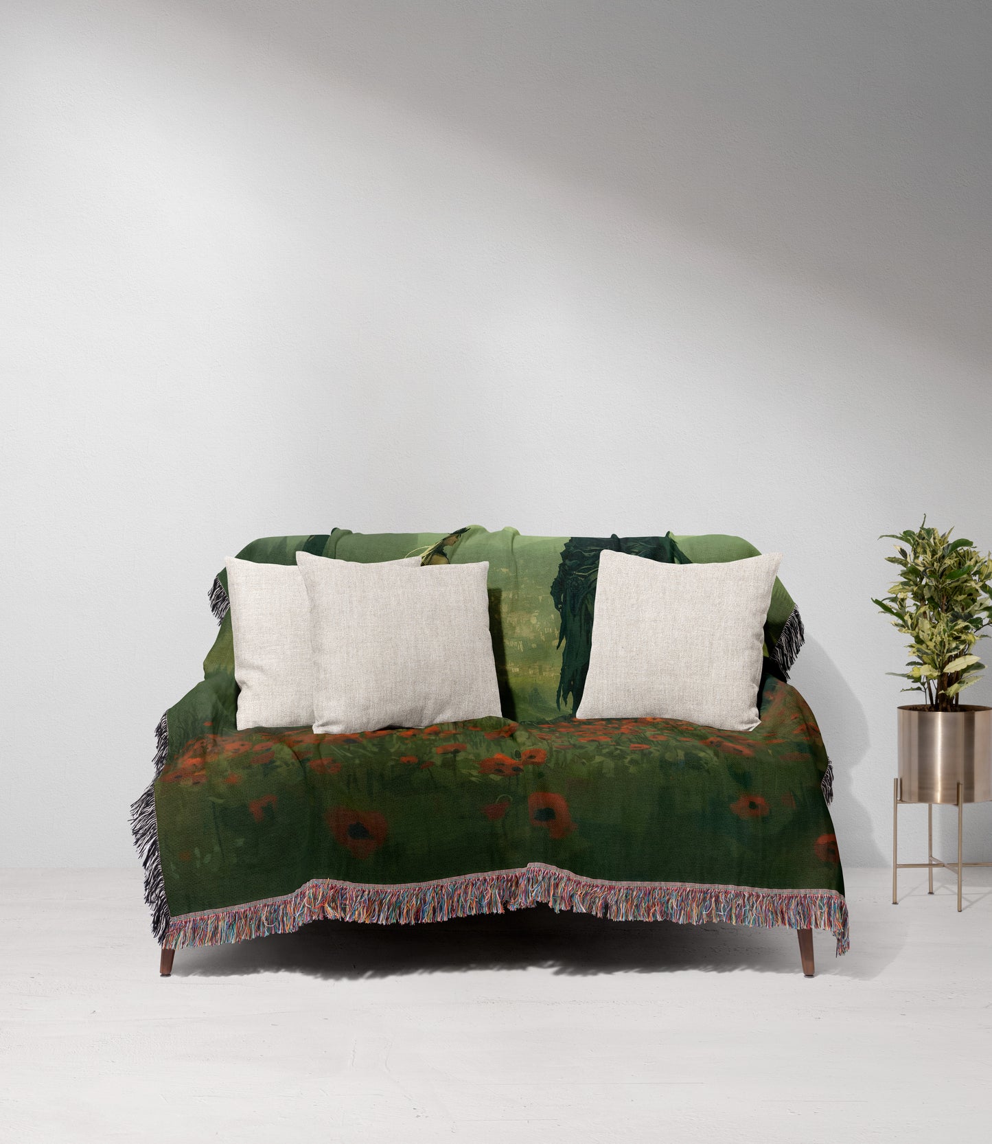 Gothic Medieval Romance Woven Blanket