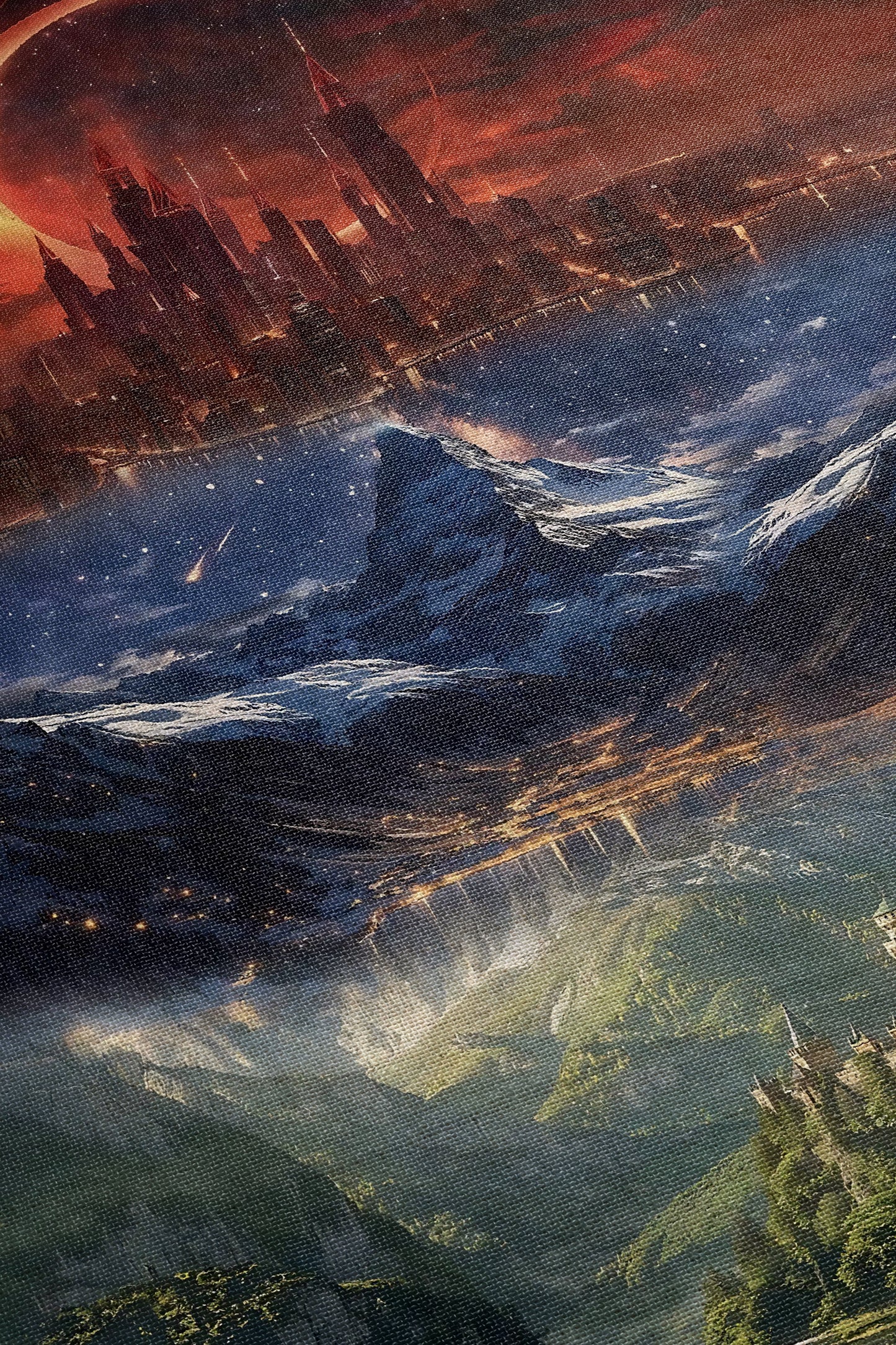 ACOTAR Realms Woven Throw Blanket