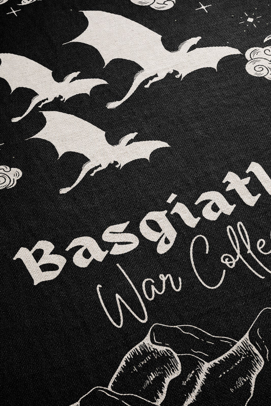 Black Basgiath War College Woven Throw Blanket - MagicMerchEmporium