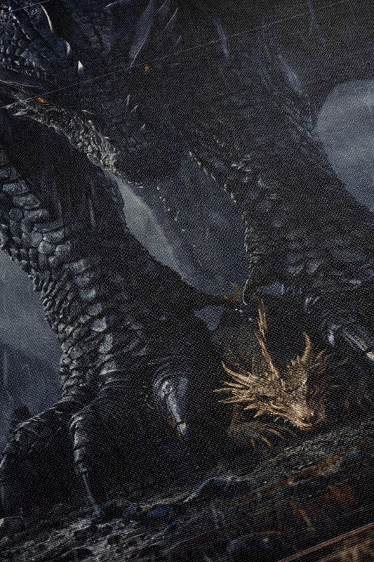 Fierce Tairn and Andarna Woven Throw Blanket - MagicMerchEmporium